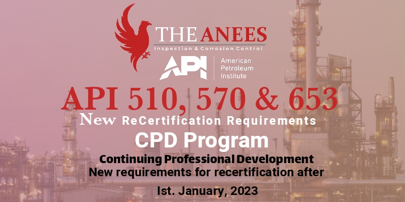 API 510, ApI 570, API 653 CDP Continuing Professional Development Program for Recertification API ICP